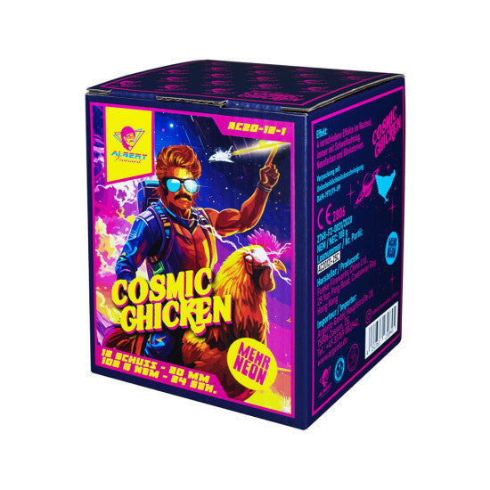 Albert Cosmic Chicken - Neon Batterie mit 12 Schuss