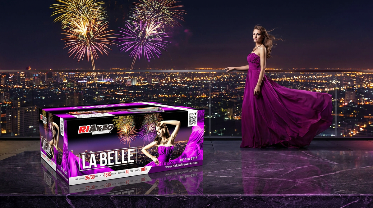 Riakeo La Belle 148 Schuss Verbundfeuerwerk