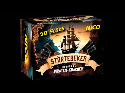 Nico Störtebeker Schwarzpulver-Knaller 50er Schachtel