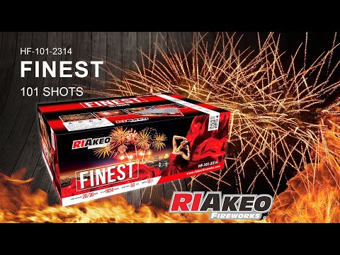 Riakeo Finest 101 Schuss Verbundfeuerwerk